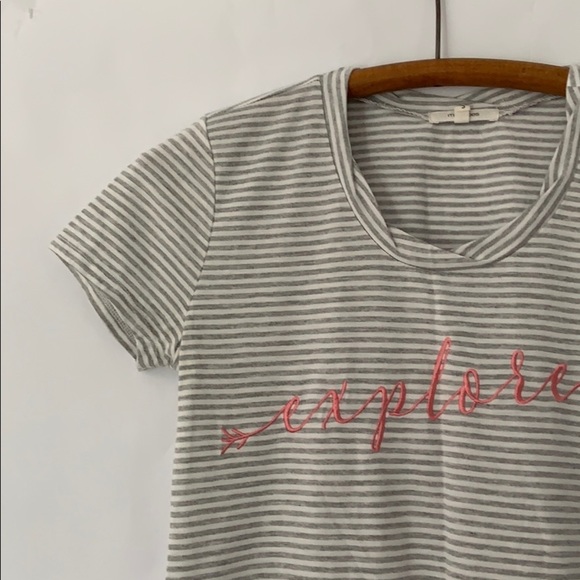 Maurice’s Pink Embroidered Explore Soft Tshirt - Picture 3 of 7